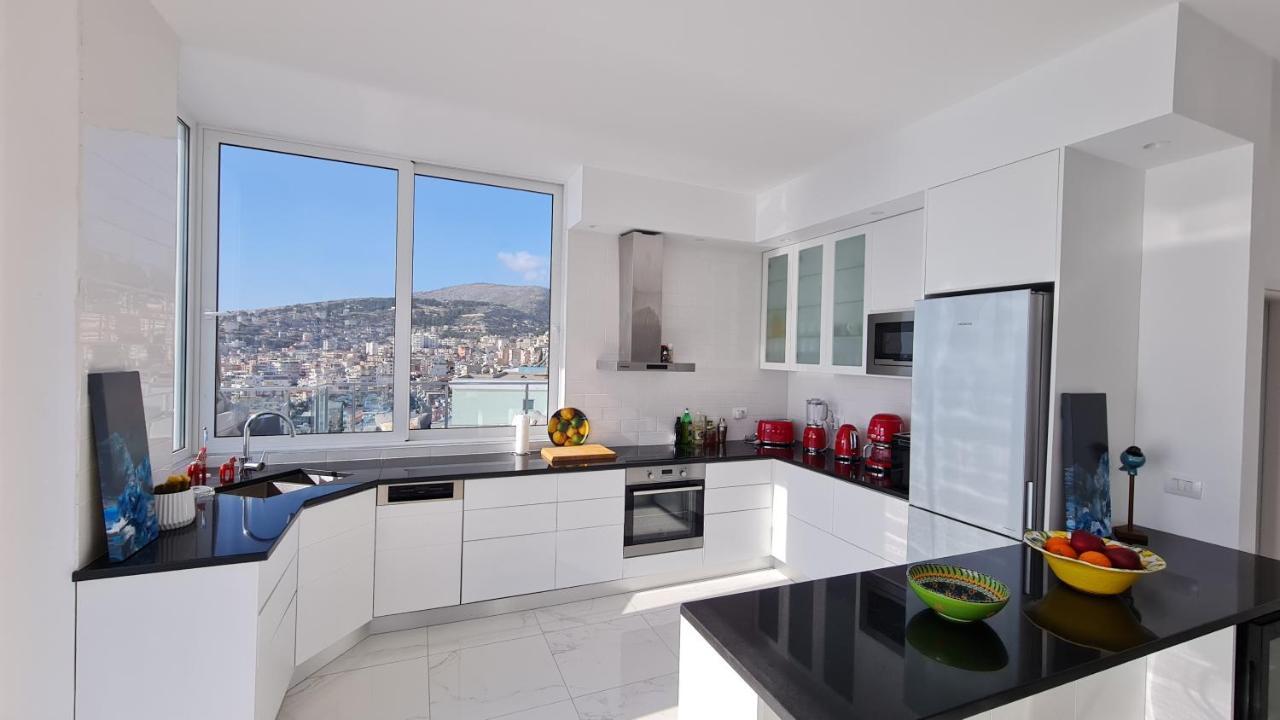 Rocknest Sea View Penthouse Apartment Sarande Exterior photo